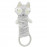 Плюшена играчка за малки кученца Trixie Junior dangling toy  животинче с шумоляща вътрешност и въже